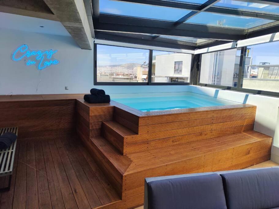 Апартаменты Gazi Pool House Афины Экстерьер фото
